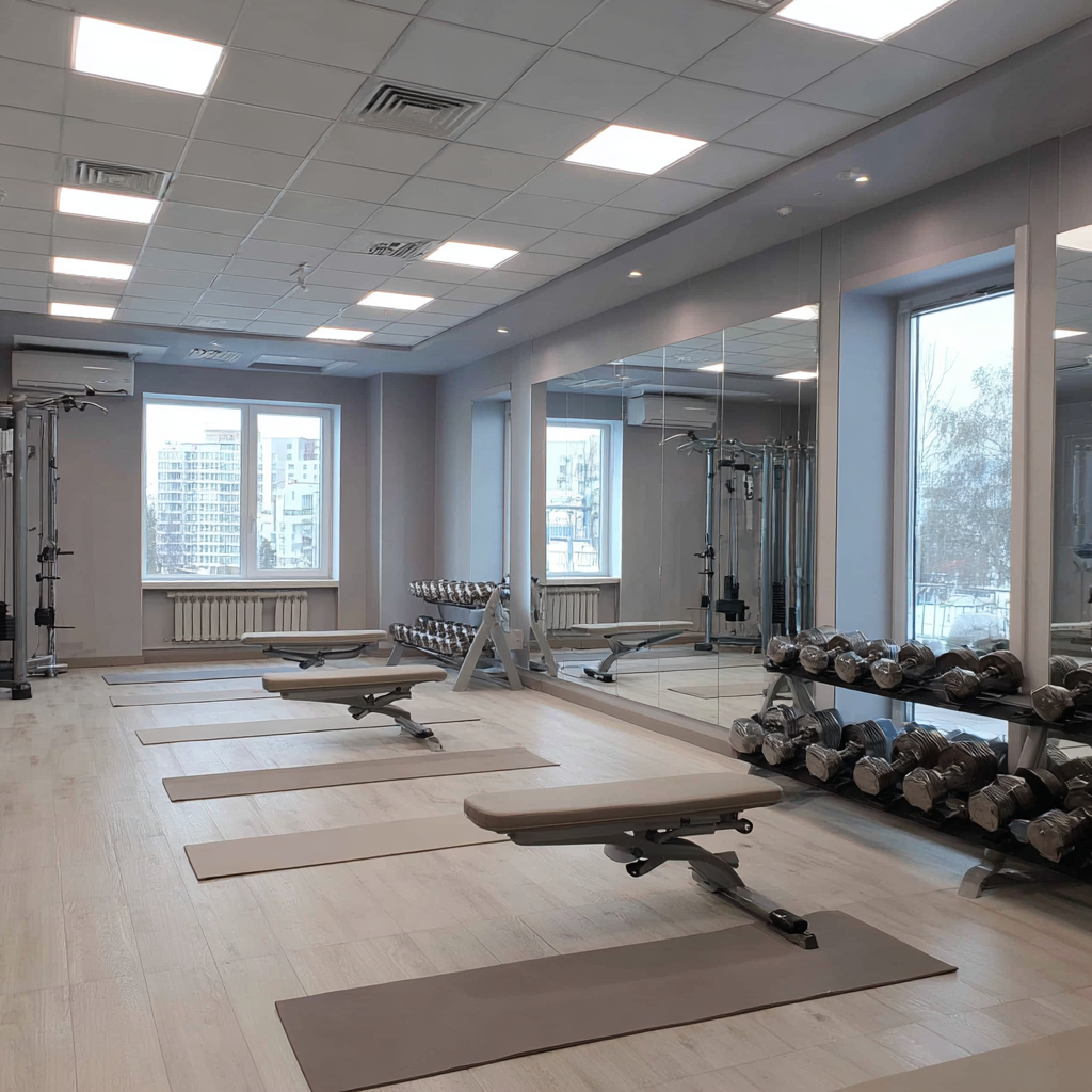 Фітнес тренування в спортзалі